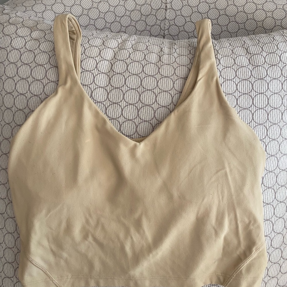 lululemon athletica Tan Tank Top